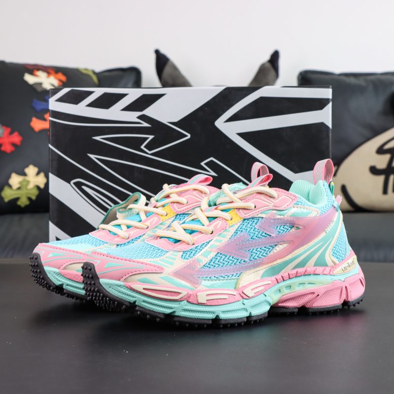 Off White Be Right Back Pink Blue