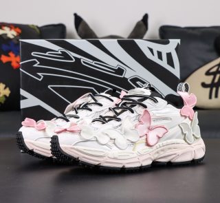 Off White Be Right Back Pink Butterfly