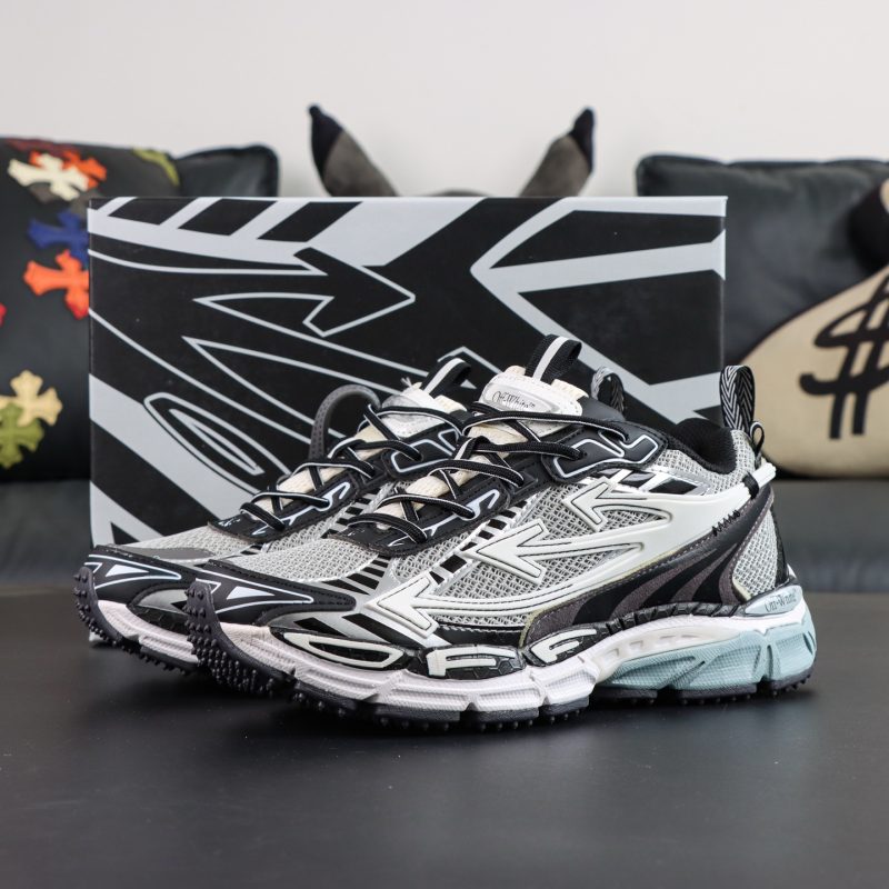 Off White Be Right Back Silvery White