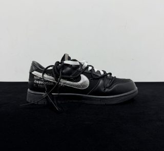 Off-White × Nike Dunk Low Lot 50 Black Replicas - Image 3