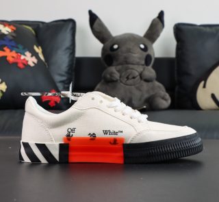 Off White Low Vulcanised White Grey - Image 3