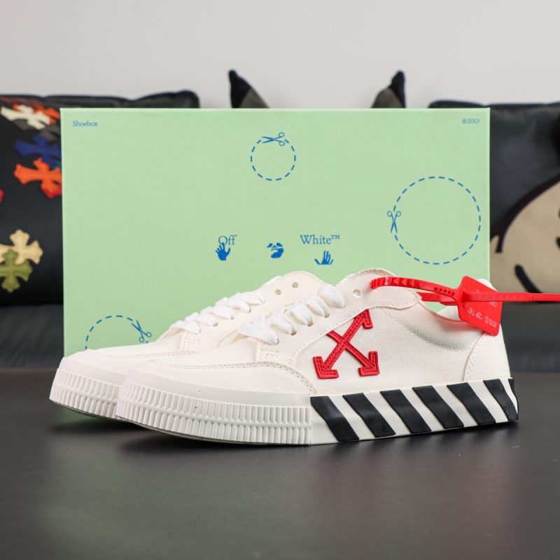Off White Low Vulcanised White Red