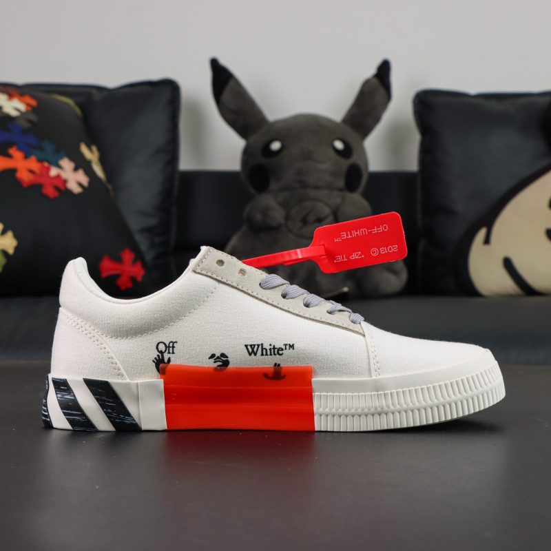 Off White Low Vulcanised White - Image 3