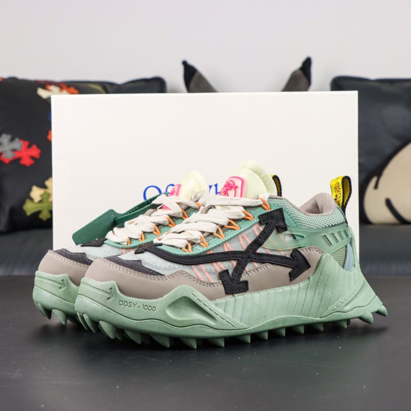 Off White ODSY 1000 Black Green Reps