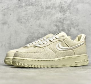 Stussy X Air Force 1 Low Fossil Reps - Image 3