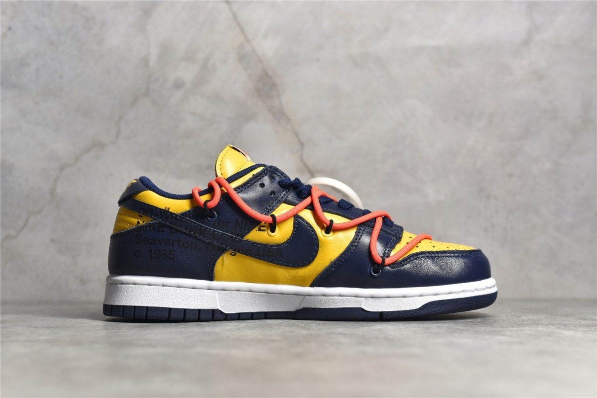 Off White X Dunk Low "University Gold" Reps - Image 3