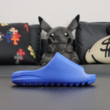 UA Yeezy Slide "Azure" Blue Reps - Image 3