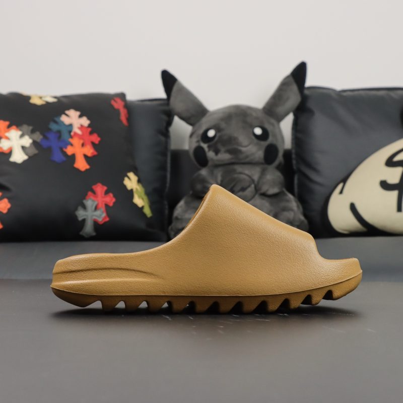 UA Yeezy Slide "Ochre" Reps - Image 3