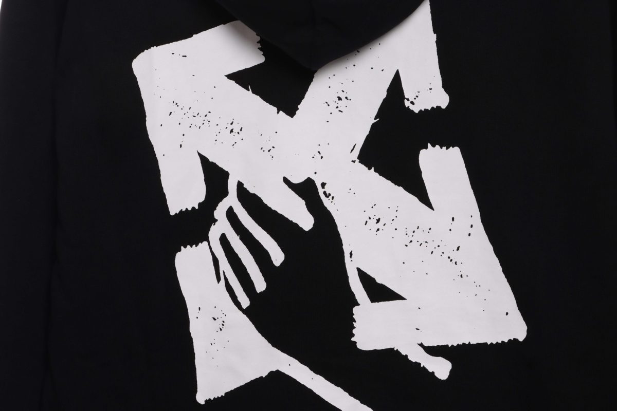 Off-White Palm Cut Printed Hoodie - Image 3