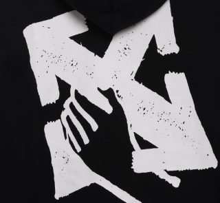 Off-White Palm Cut Printed Hoodie - Image 3