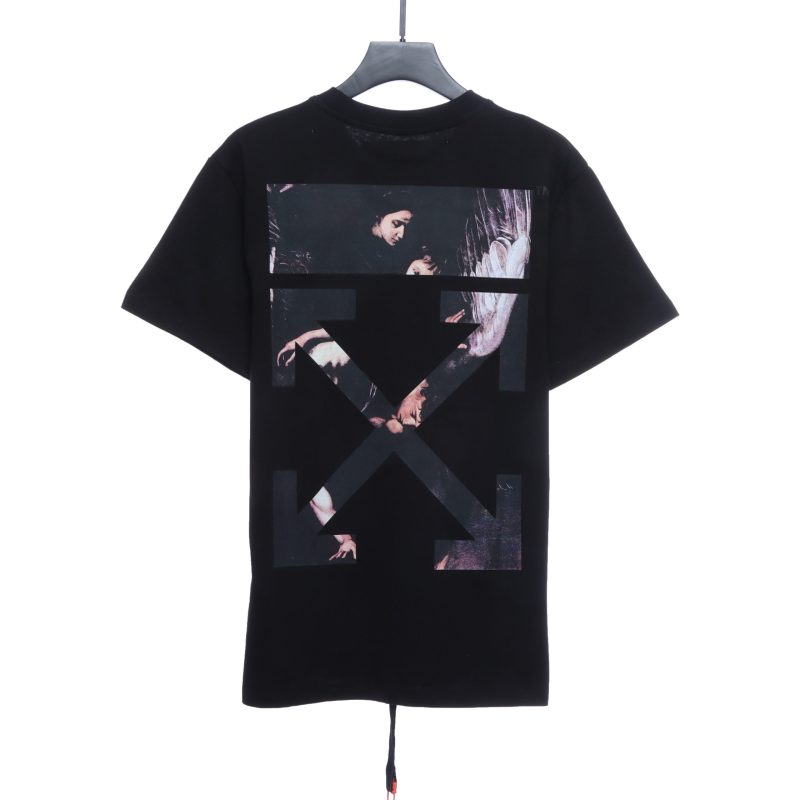 Off-White Angel Oil Painting T-Shirt