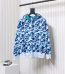 BAPE Camouflage Double Hat Hoodie Light Blue