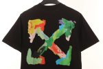 Off-White hand drawn graffiti Print T-Shirt - Image 5