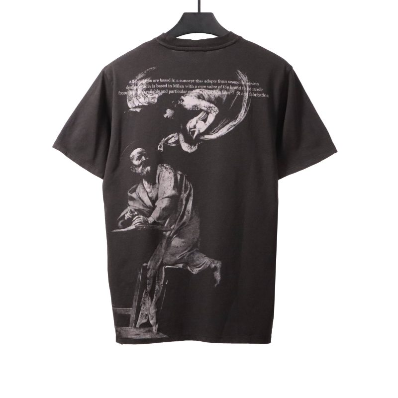 Off White Matthew Skate Logo Print T-Shirt