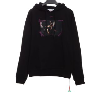 Off-White Religious Virgin Print Hoodie