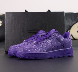 Air Force 1 Kobe Bryant Purple Court Reps with retail-style box