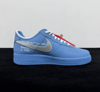Inside view of Air Force 1 Off White UNC Reps