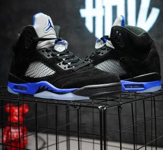air jordan5 racer blue