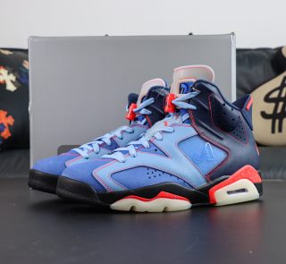 Awake x Jordan 6 Midnight Navy Reps with box
