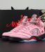 Awake NY x Air Jordan 5 Pink Reps with box and pink suede upper