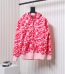 BAPE Camouflage Double Hat Hoodie Pink