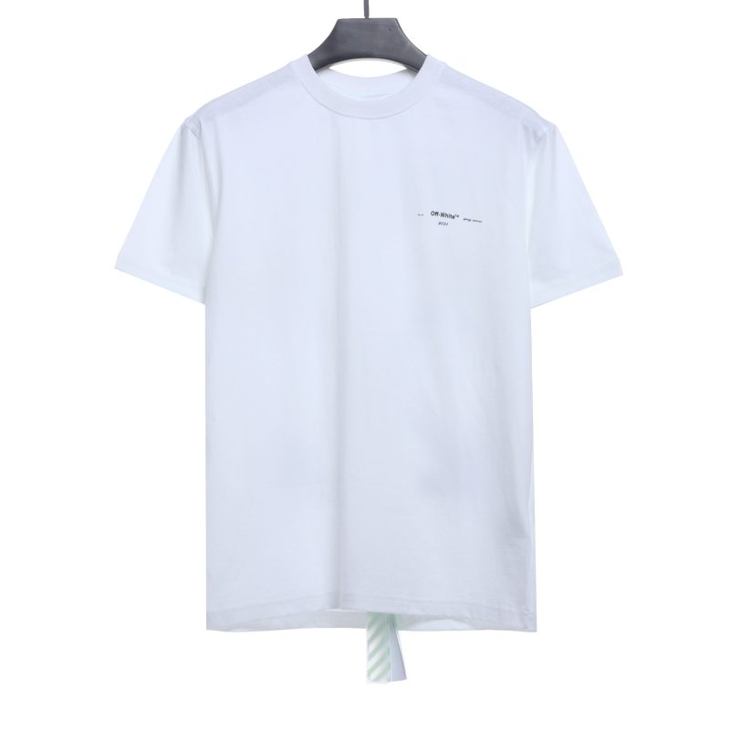 Off-White Oil Painting Printing White T-Shirt - Image 2