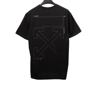 Off-White Incomplete lines Print T-Shirt