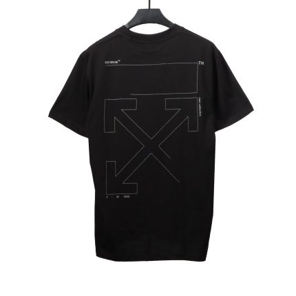 Off-White Incomplete lines Print T-Shirt