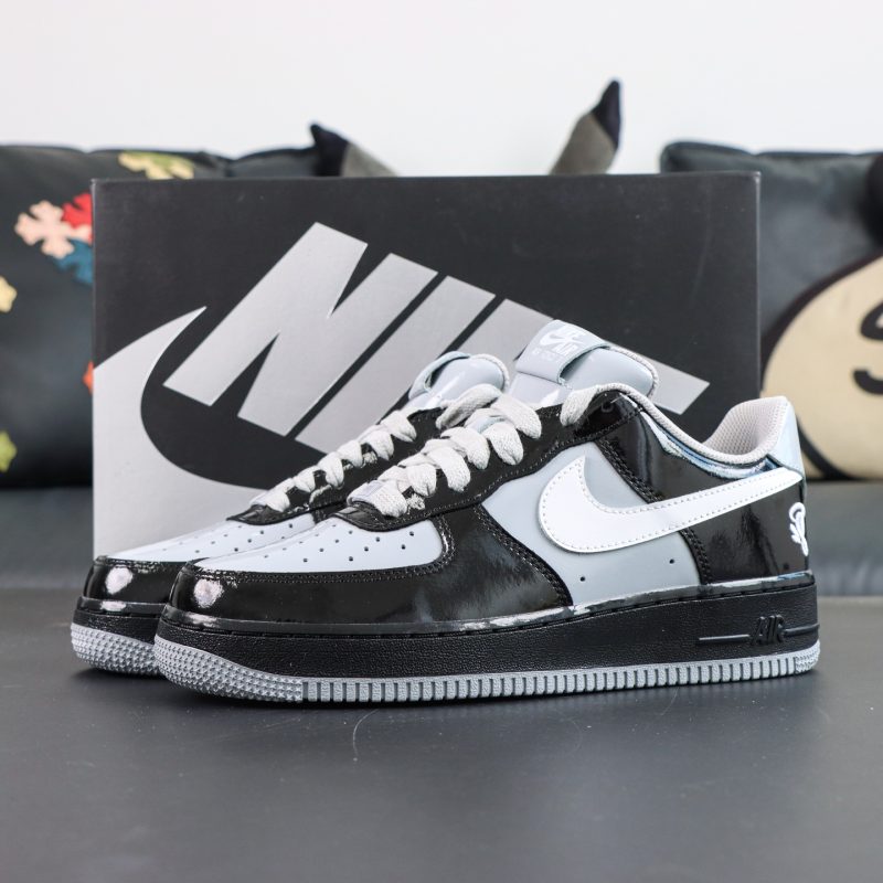 Central Cee x Air Force 1 Low Black White Grey