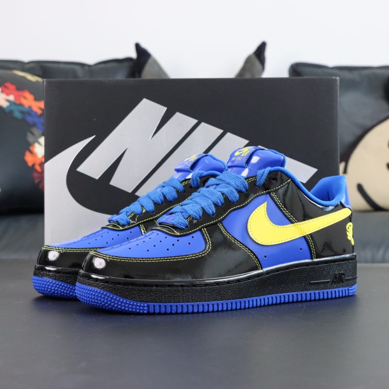 Central Cee x Air Force 1 Low Black Yellow Blue