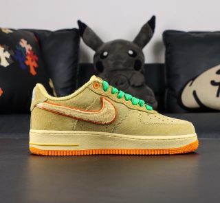 Inside view of DOAF x Nike Air Force 1 ’07 Low Egg Reps