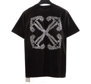 Off-White Embroidered Arrow Black T-Shirt