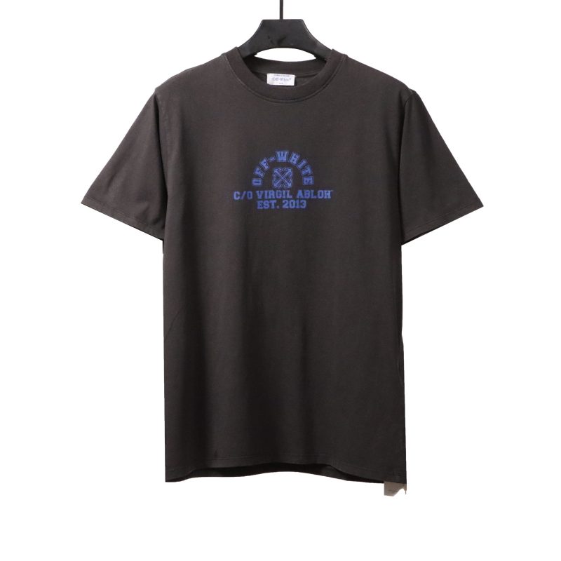 Off-White C/O Virgil Abloh Crackled Print T-Shirt