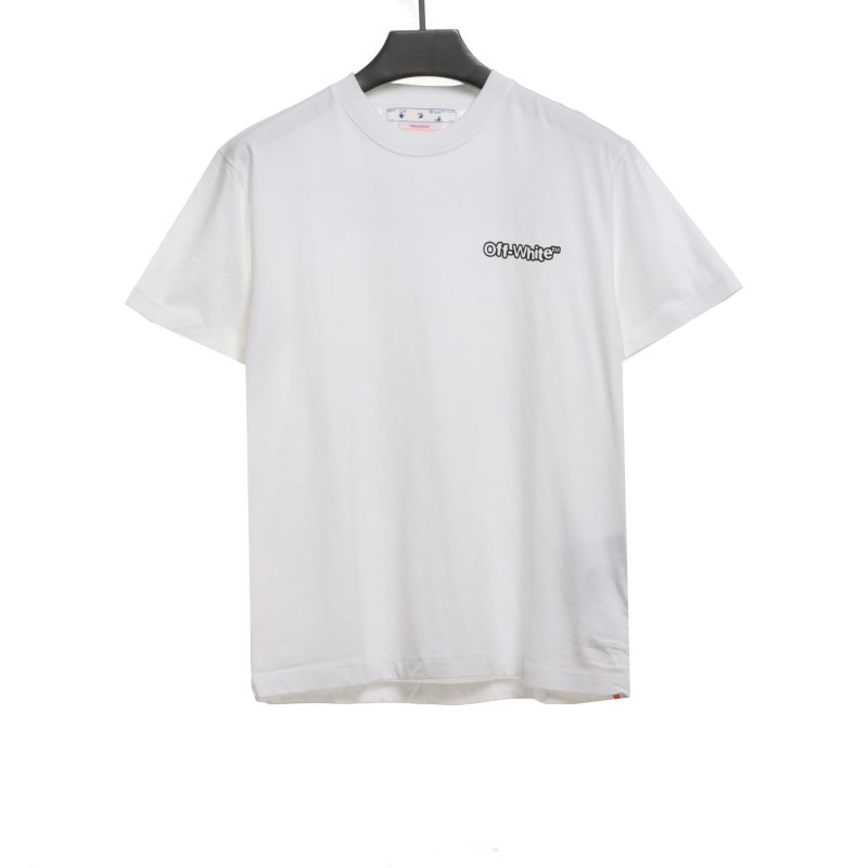 Off-White Simple Logo White T-Shirt - Image 2