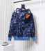 BAPE Camouflage Double Hat Hoodie Blue