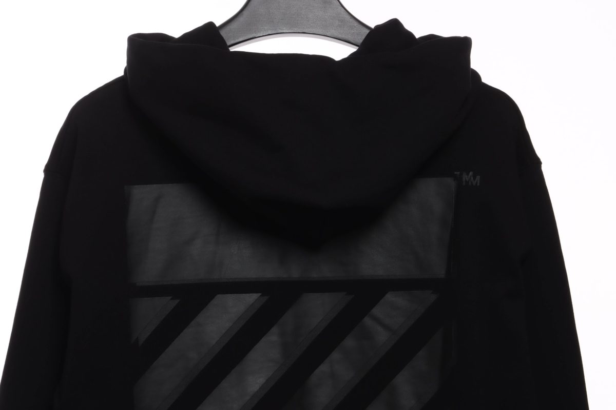 Off-White Overlapping Zebra Crossing Arrow Hoodie - Image 3