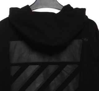 Off-White Overlapping Zebra Crossing Arrow Hoodie - Image 3
