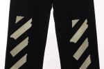 Off-White Yellow Rubber Strip Pants - Image 4