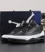 Fragment Design Jordan 3 Black White reps with box and black leather upper