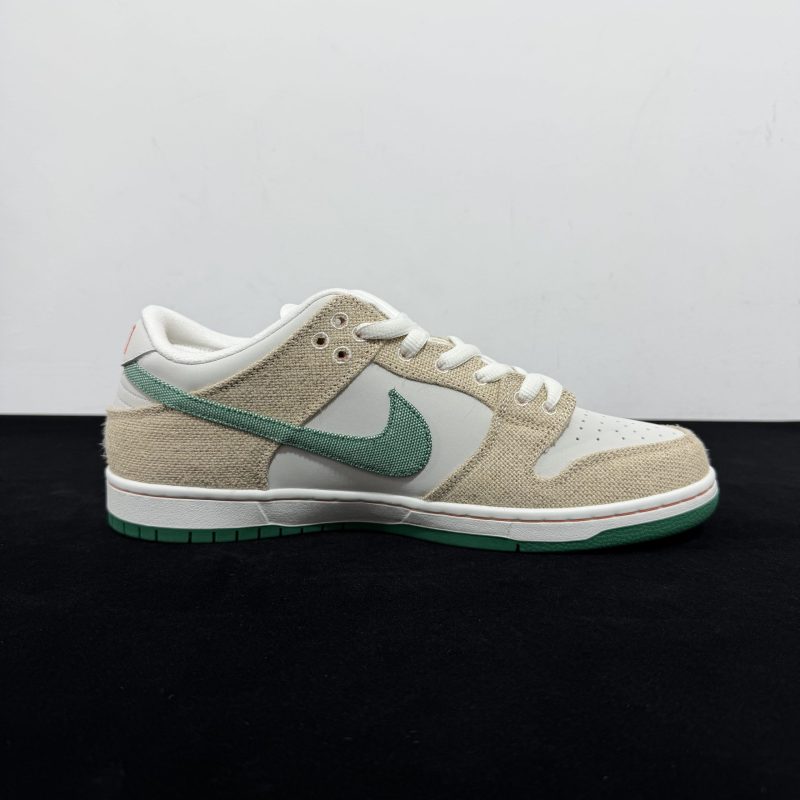 Inside view of Jarritos Dunks Reps with layered fabric details