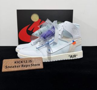 Jordan 1 High Alaska Reps with box displayed on table