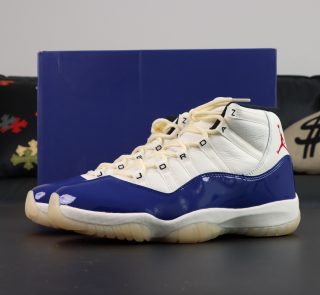 Jordan 11 Rare Air reps with retail-style box and patent leather finish