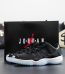 Jordan 11 Space Jam reps low with black patent leather and box
