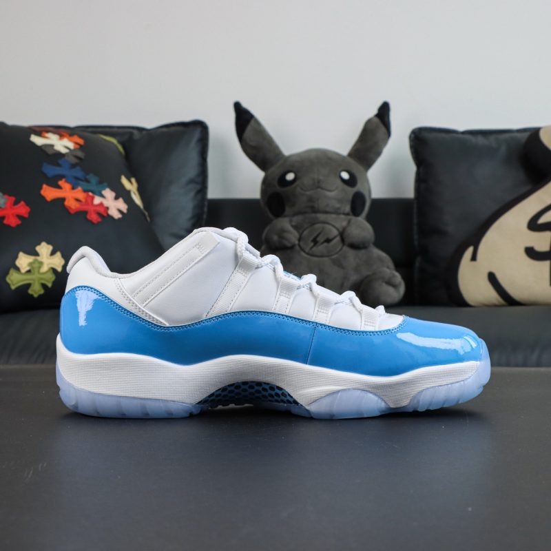 Inside view of Jordan 11 University Blue Reps