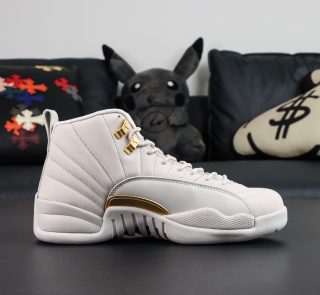 Inside look at Jordan 12 Phantom reps with subtle color blocking