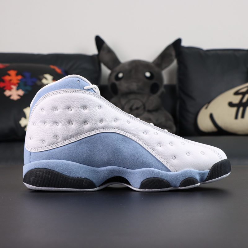 Inside view of Jordan 13 Blue Grey Reps with blue-grey accents