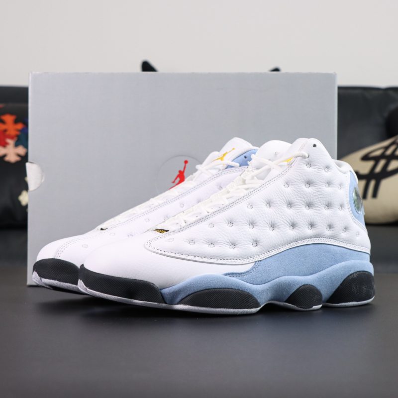 Jordan 13 Blue Grey Reps with retail-style box