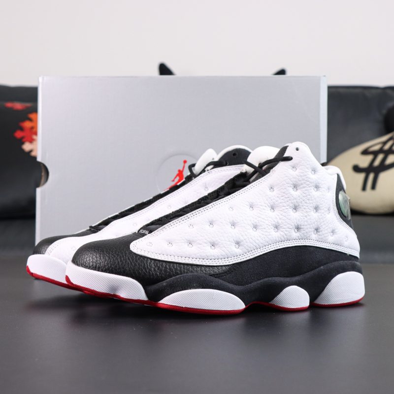 Jordan 13 He Got Game Reps with retail-style box