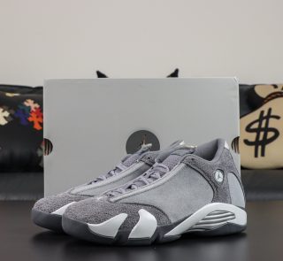 Jordan 14 Flint Grey Reps with box