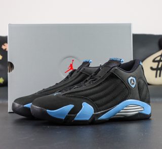 Jordan 14 University Blue Reps with box and accessories